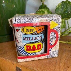 Vintage ‘One in a Million Dad’ Kitschy 90s Mug